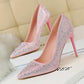 talons hauts pour femmes Chaussures or noir élégant mariage