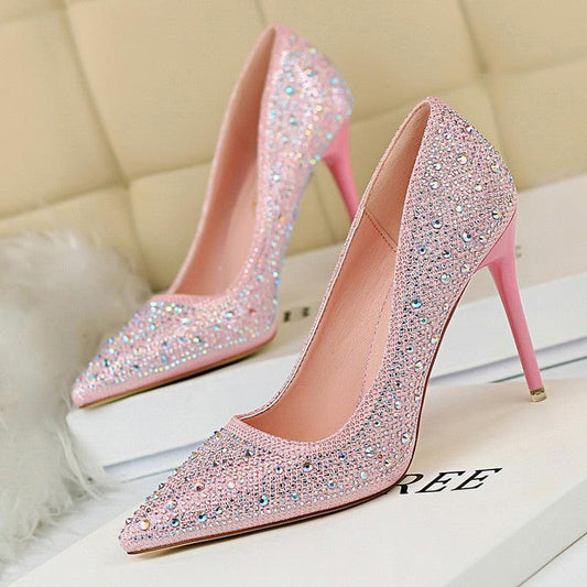talons hauts pour femmes Chaussures or noir élégant mariage